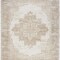 Edge Collections - 4' X 6' - White - Floral Area Rug for Adding Warmth to Any Room - 1 Piece